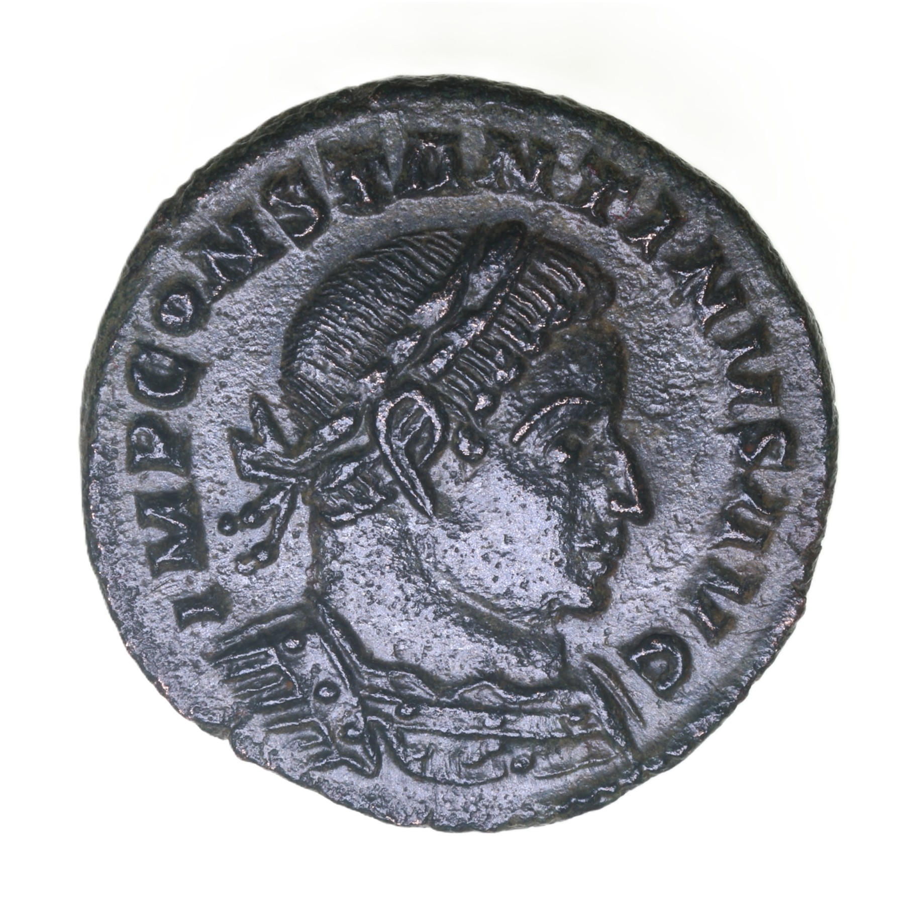 Constantine I AD 307-337 Bronze Follis Reduced London
