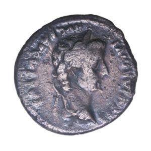 Tiberius AD 14-37 Silver Denarius Lyon Tribute Penny