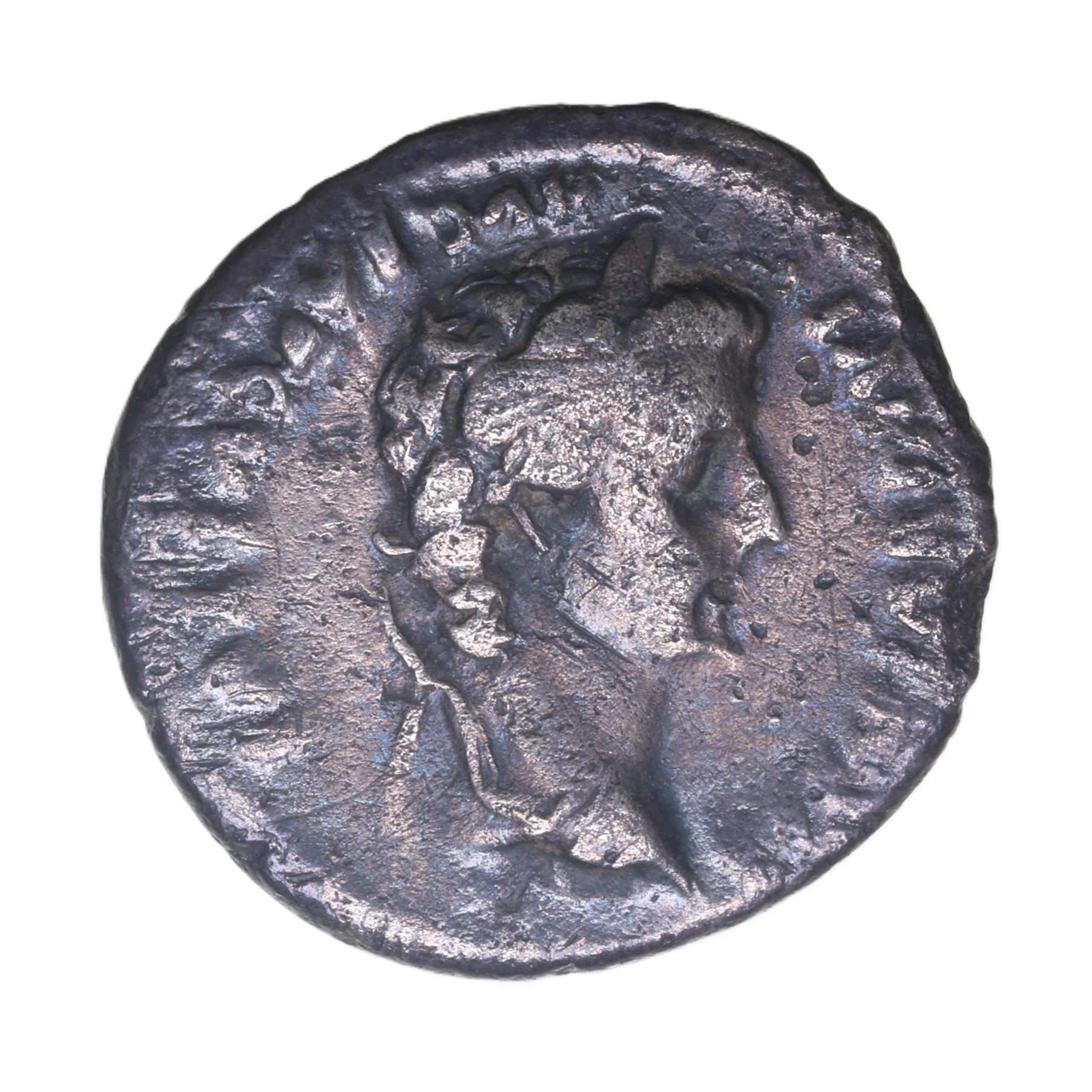 Tiberius AD 14-37 Silver Denarius Lyon Tribute Penny