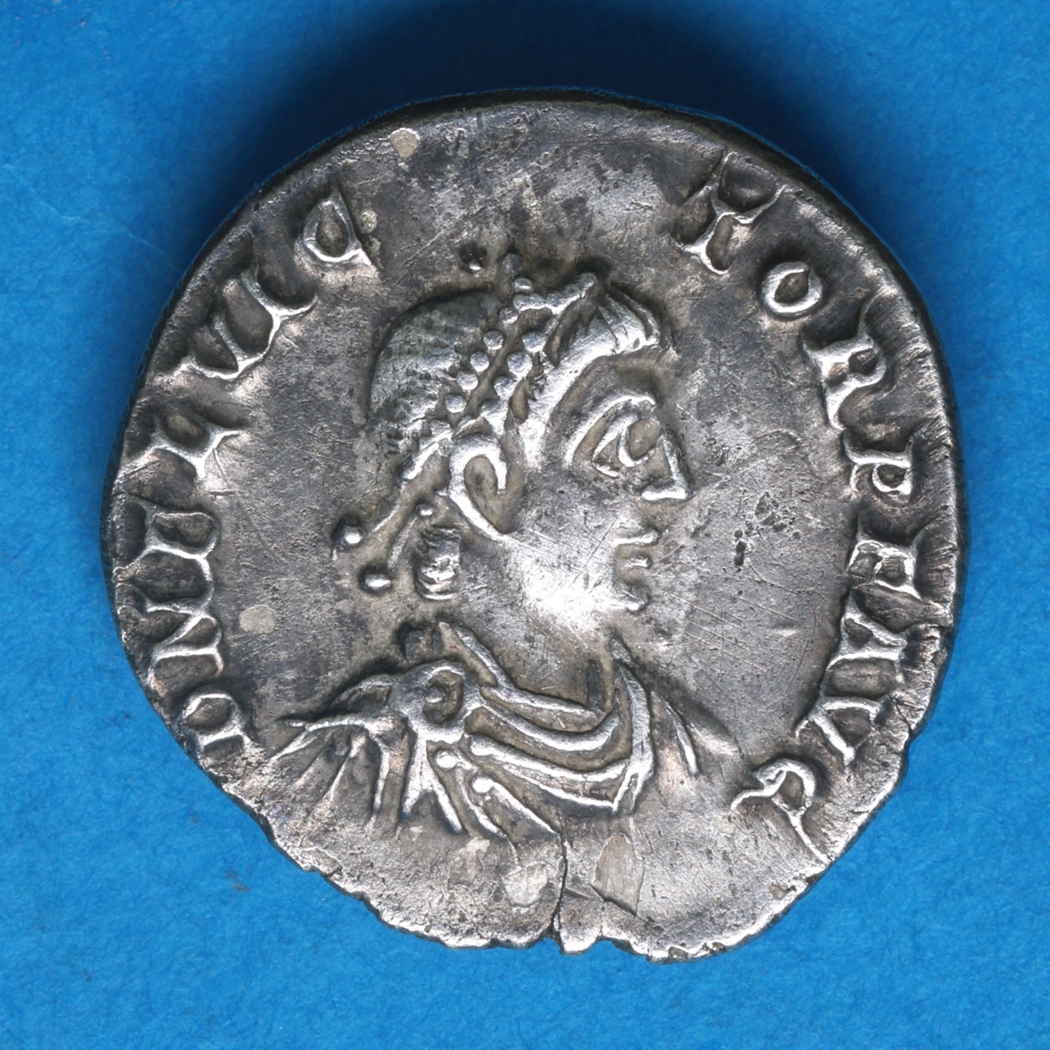 Flavius Victor AD 387-388 Silver Siliqua - Image 3