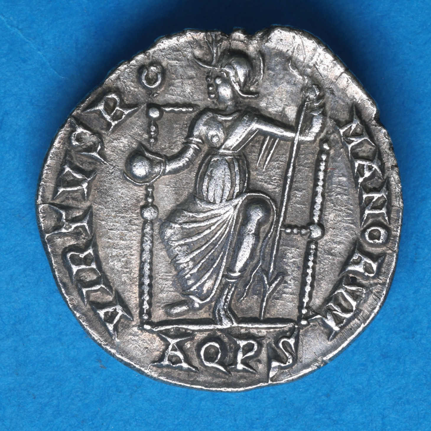 Flavius Victor AD 387-388 Silver Siliqua - Image 4