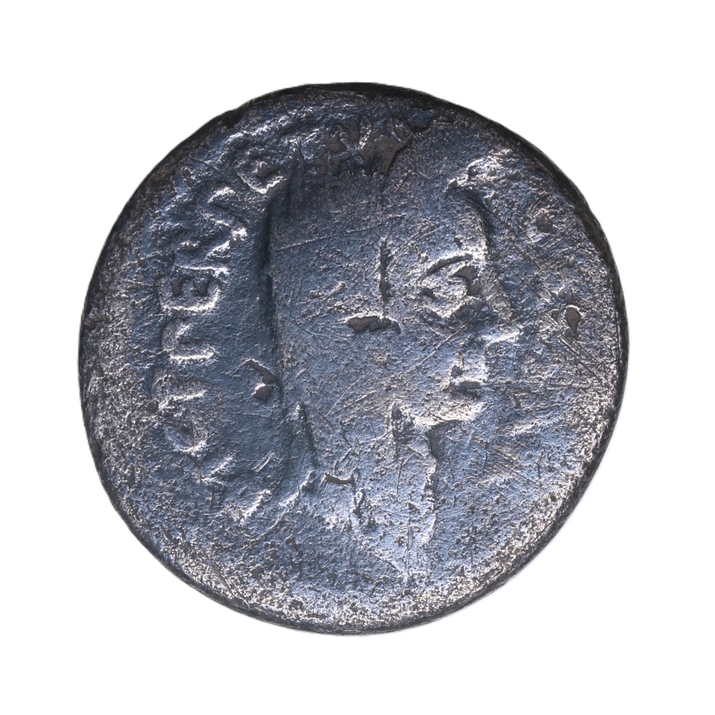Roman Imperatorial Julius Caesar 44 BC Silver Denarius *Portrait issue*