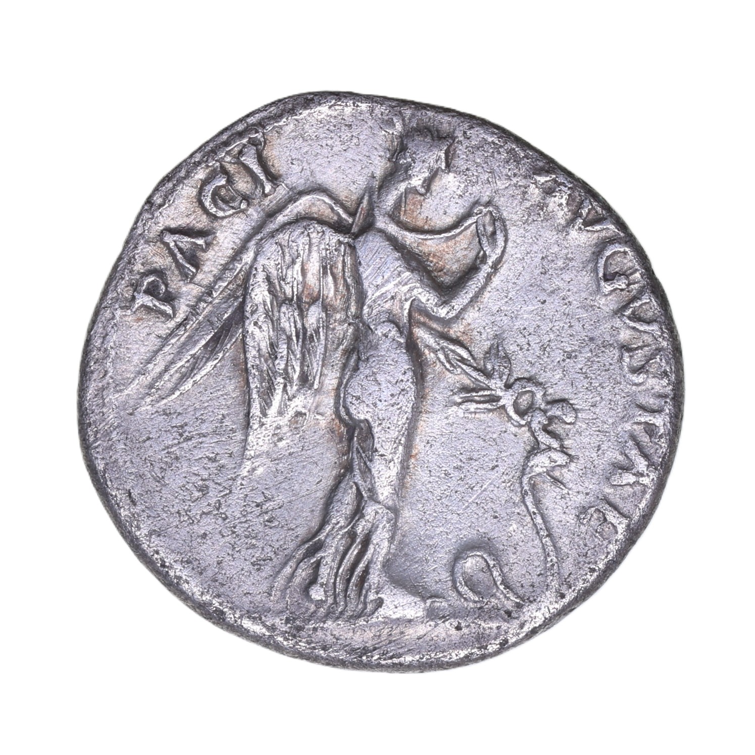 Claudius AD 41-54 Silver Denarius Lyon - Image 2
