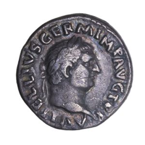 Vitellius AD 69 Silver Denarius Rome