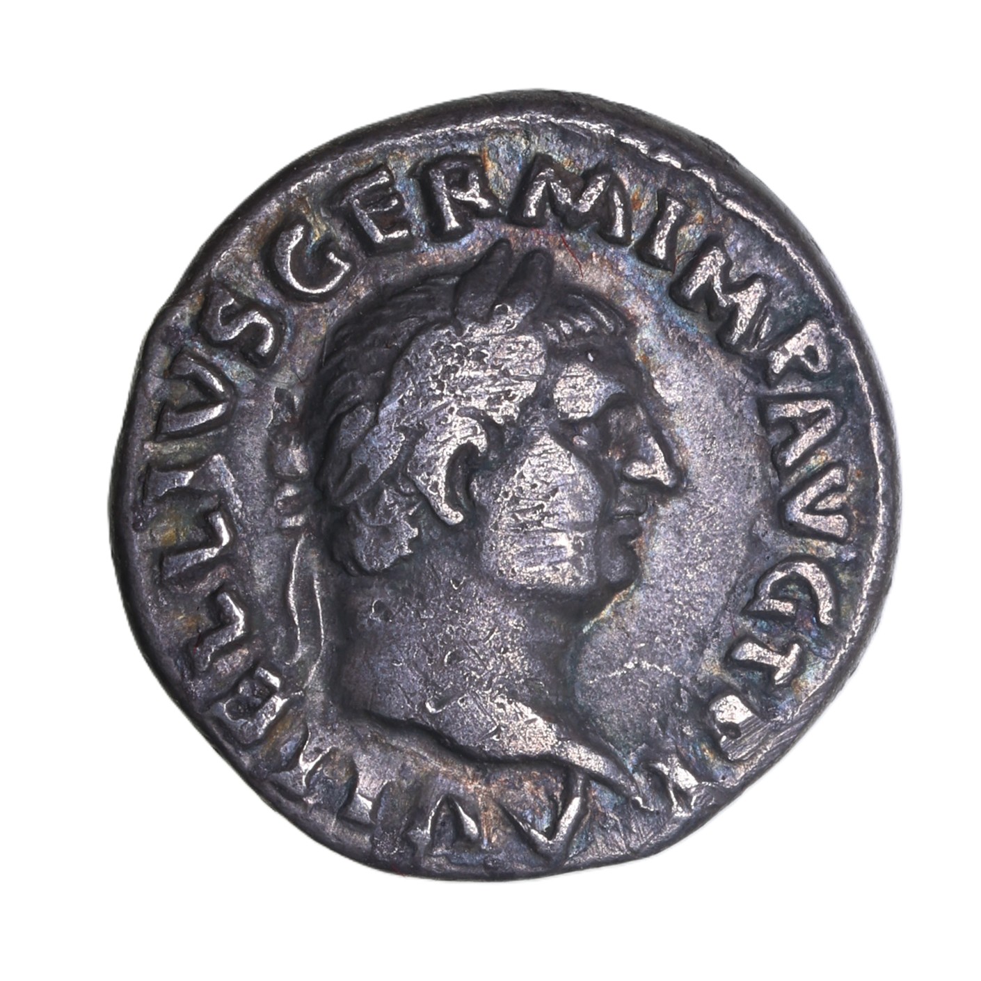 Vitellius AD 69 Silver Denarius Rome
