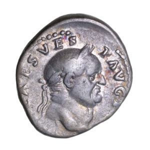 Vespasian AD 69-79 Silver Denarius Rome