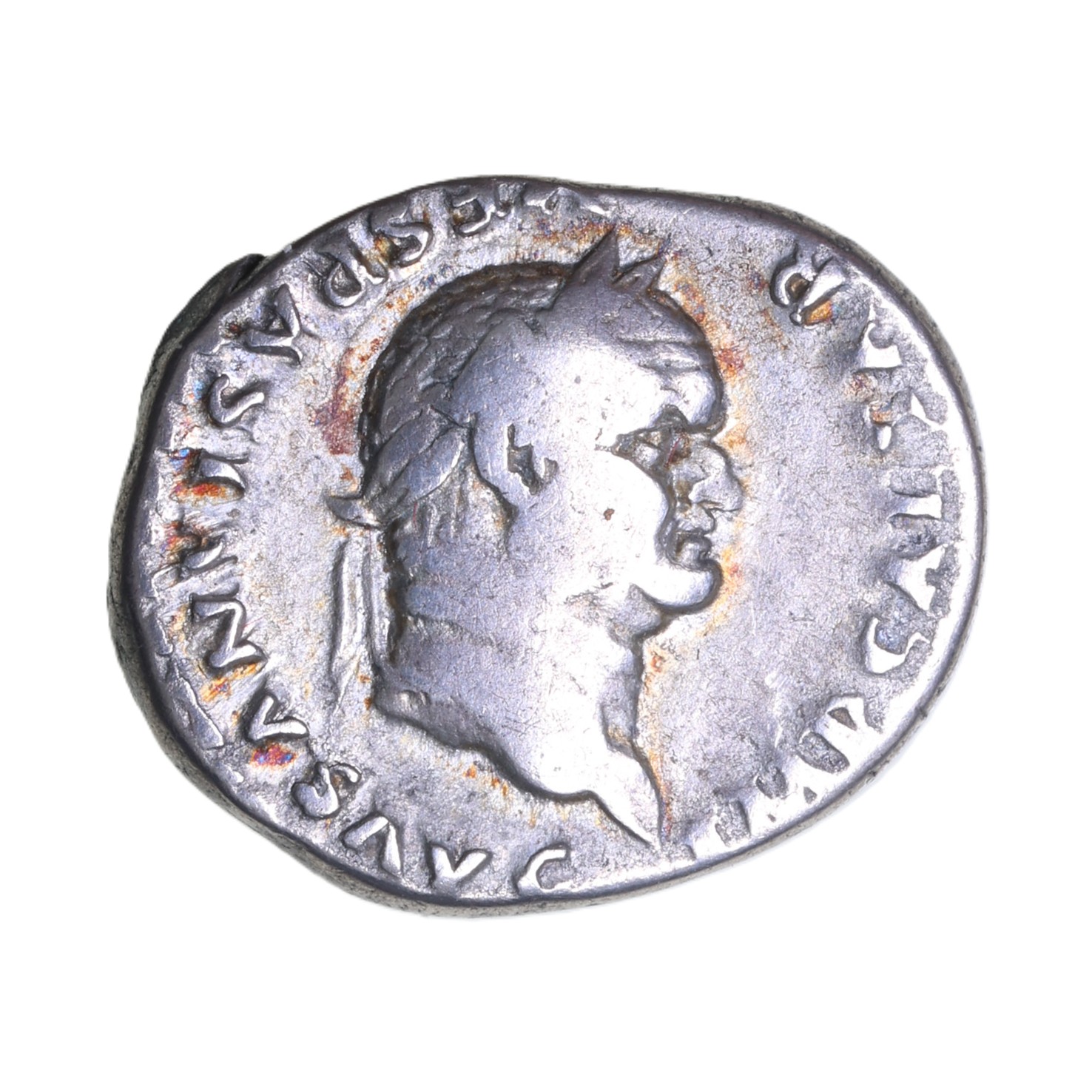 Vespasian AD 69-79 Silver Denarius Rome