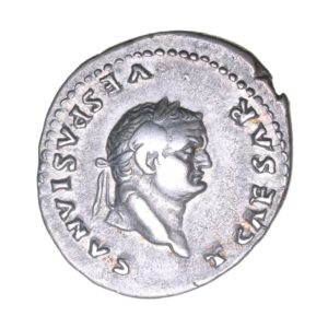 Titus AD 79-81 Silver Denarius Rome