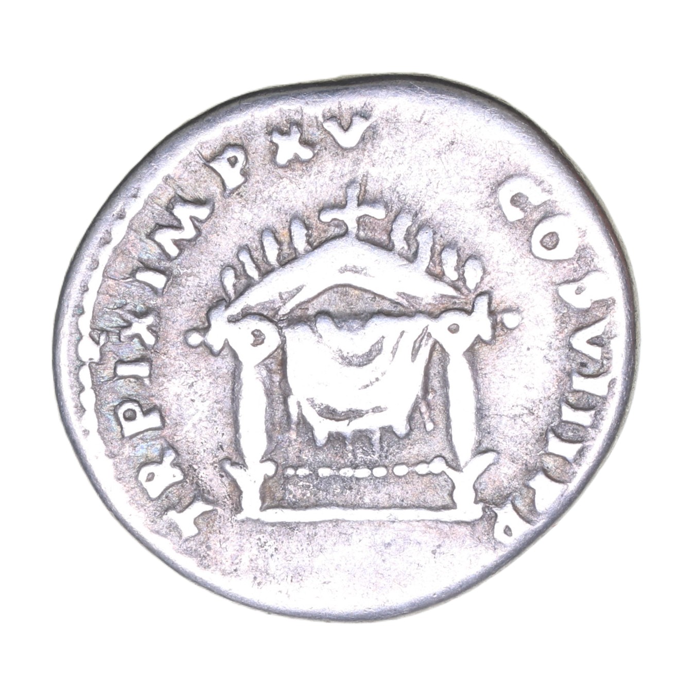 Titus AD 79-81 Silver Denarius Rome - Image 2