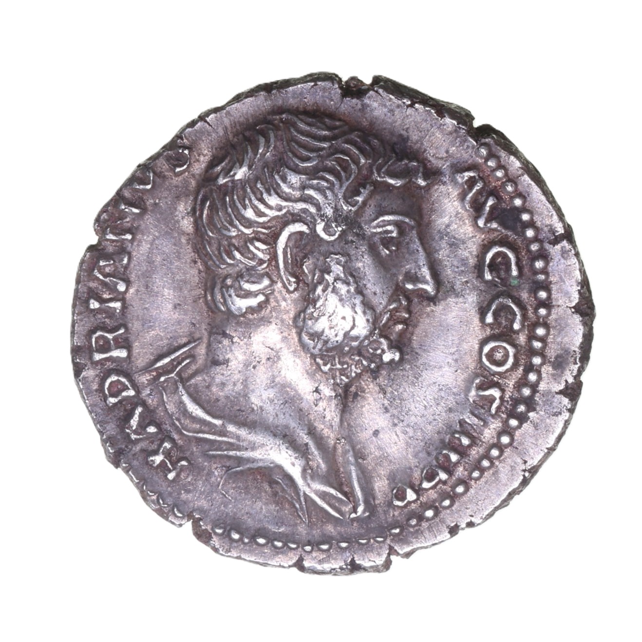 Hadrian AD 117-138 Silver Denarius Rome