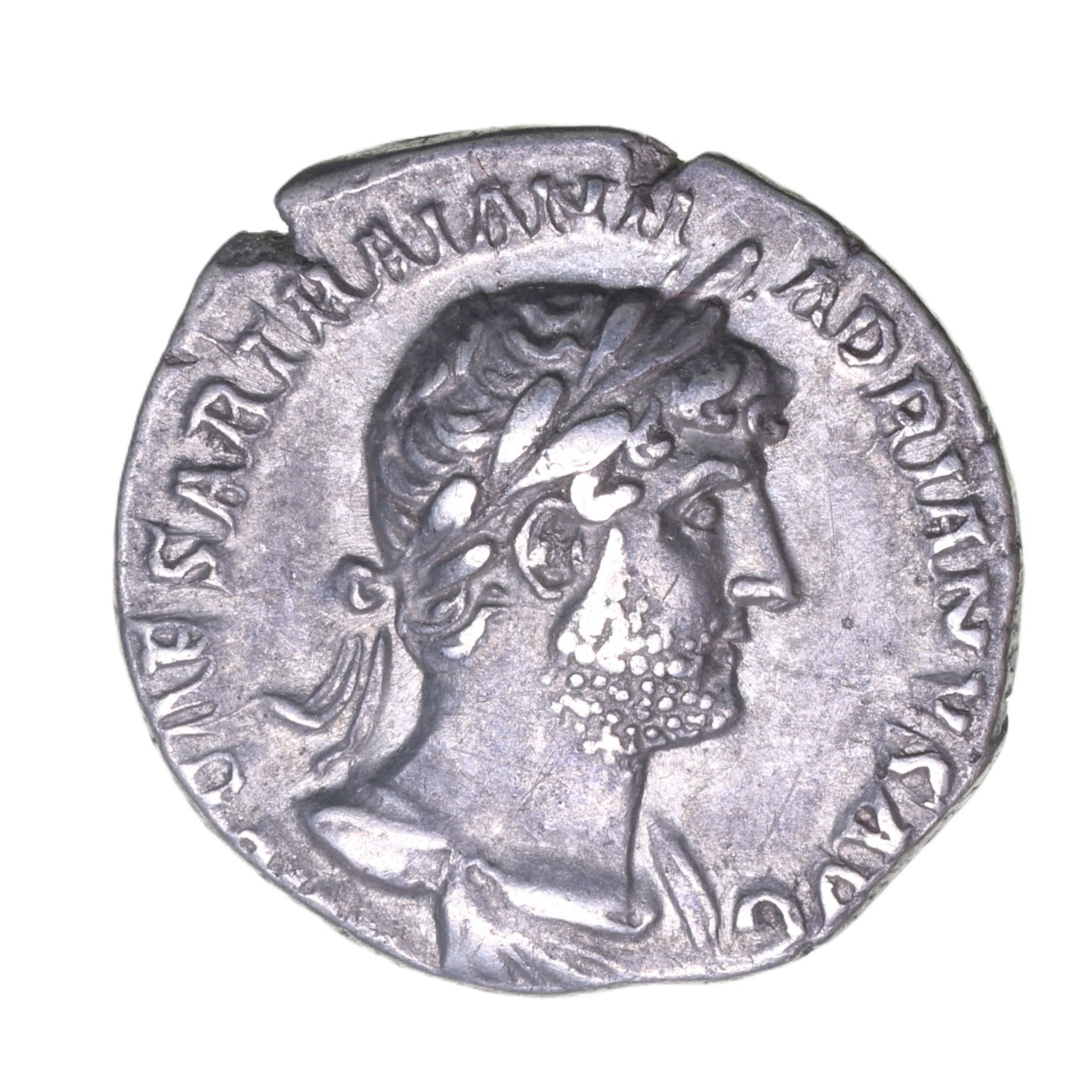 Hadrian AD 117-138 Silver Denarius Rome