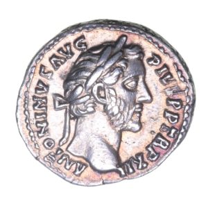 Antoninus Pius AD 138-161 Silver Denarius Rome