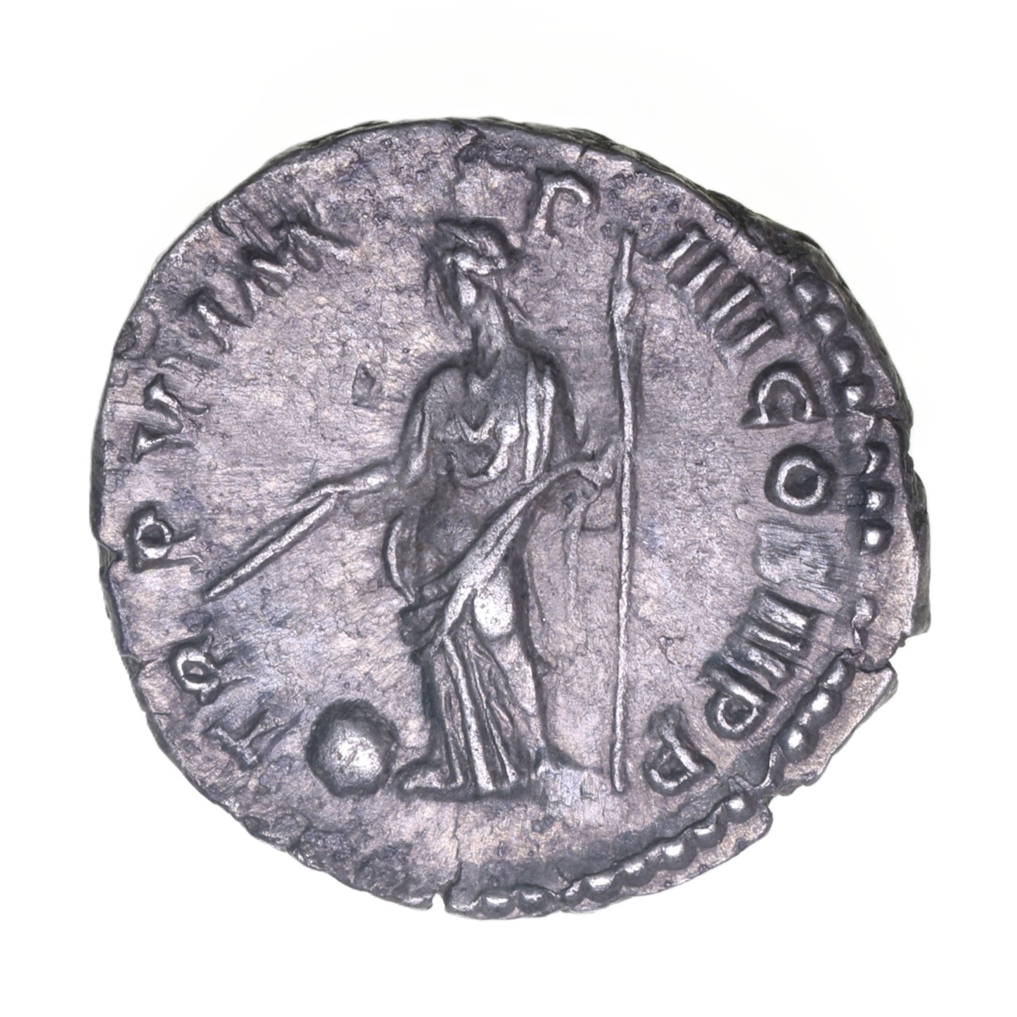 Commodus AD 177-192 Silver Denarius Rome - Image 2