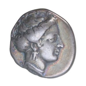 Euboia Chalkis 340-294 BC Silver Drachm