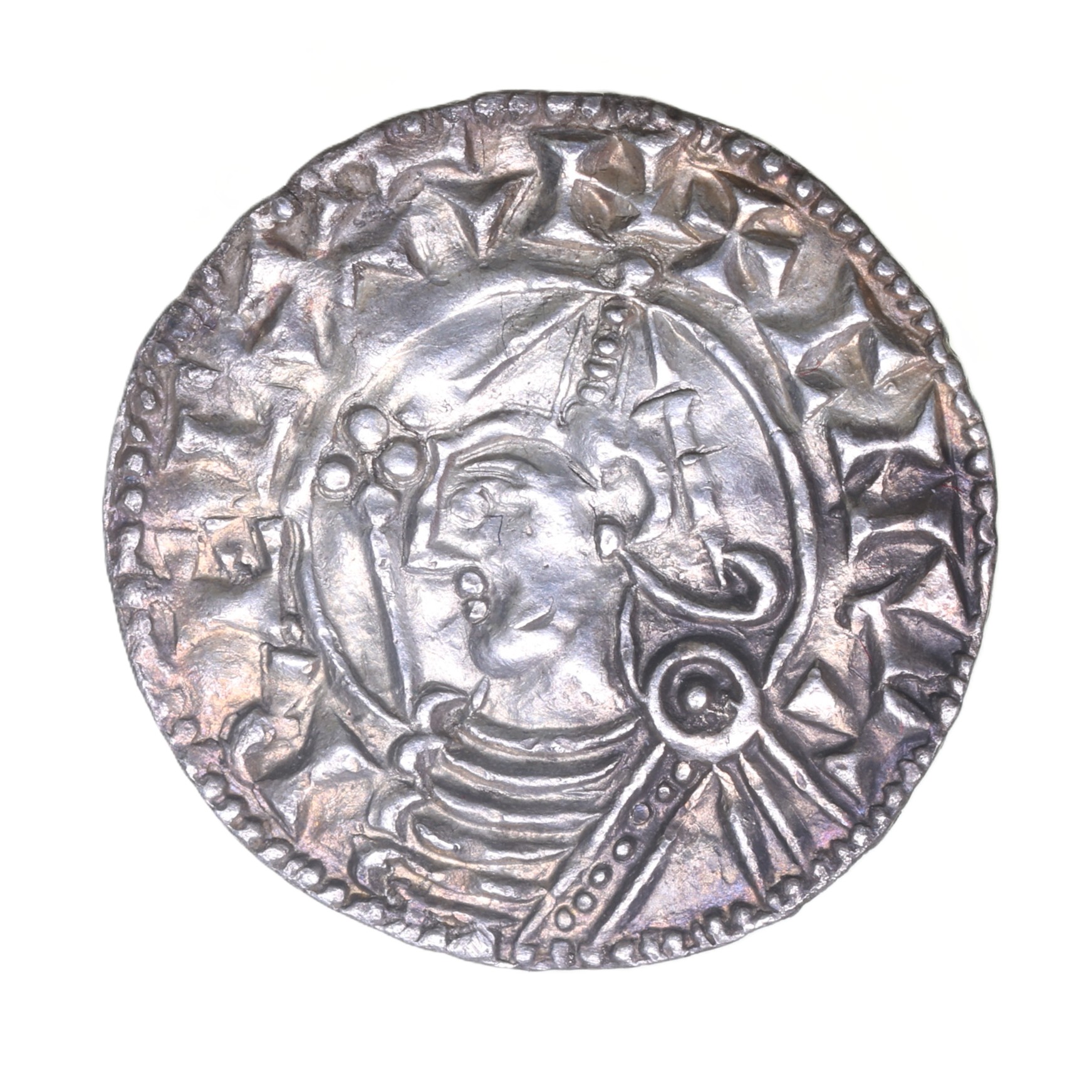 Cnut AD 1016-1035 Silver Penny Pointed Helmet Type Standford