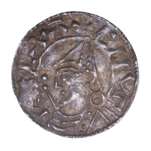 Cnut AD 1016-1035 Silver Penny Pointed Helmet Type London
