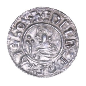 Aethelred II AD 978-1016 Silver Penny Crux Type Colchester