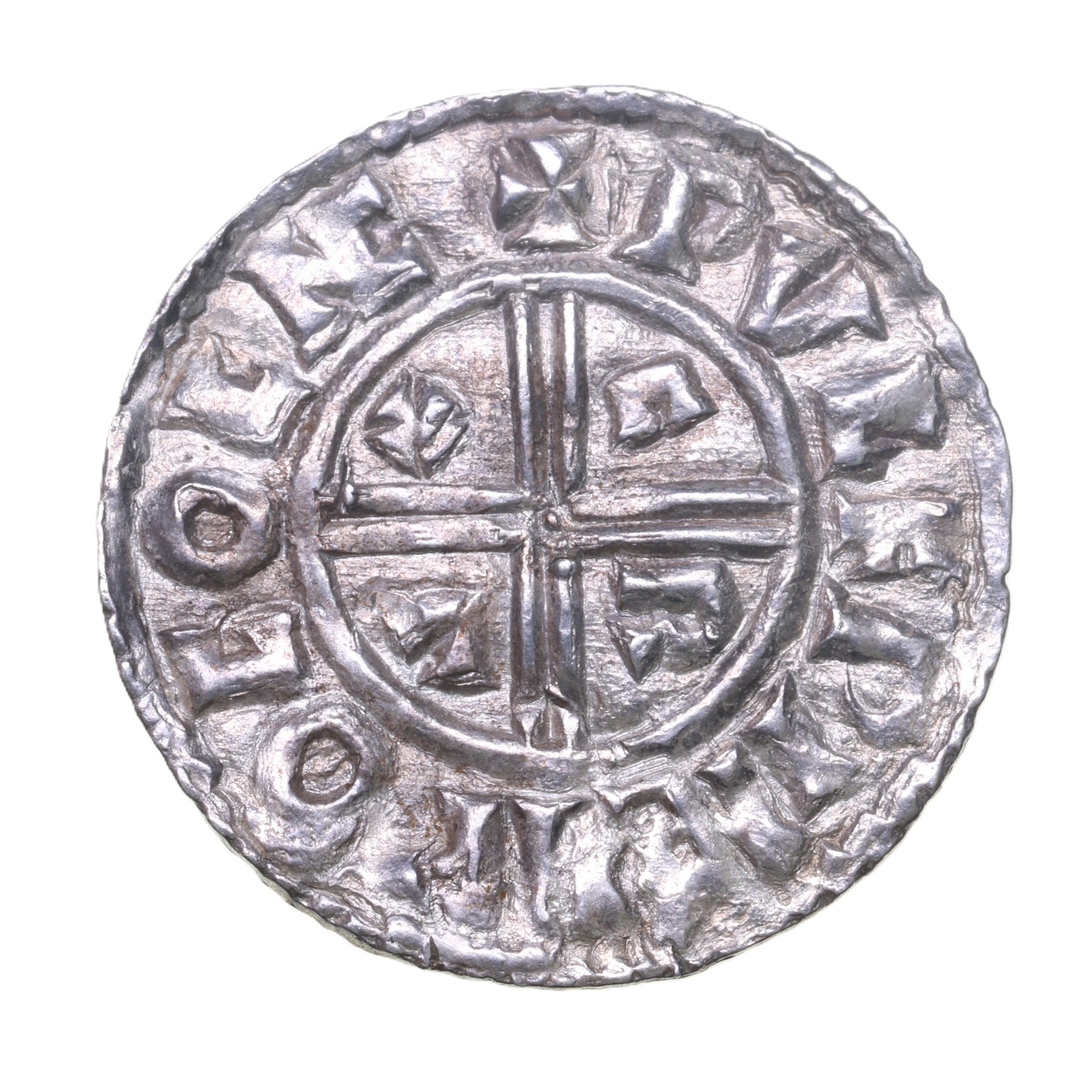 Aethelred II AD 978-1016 Silver Penny Crux Type Colchester - Image 2