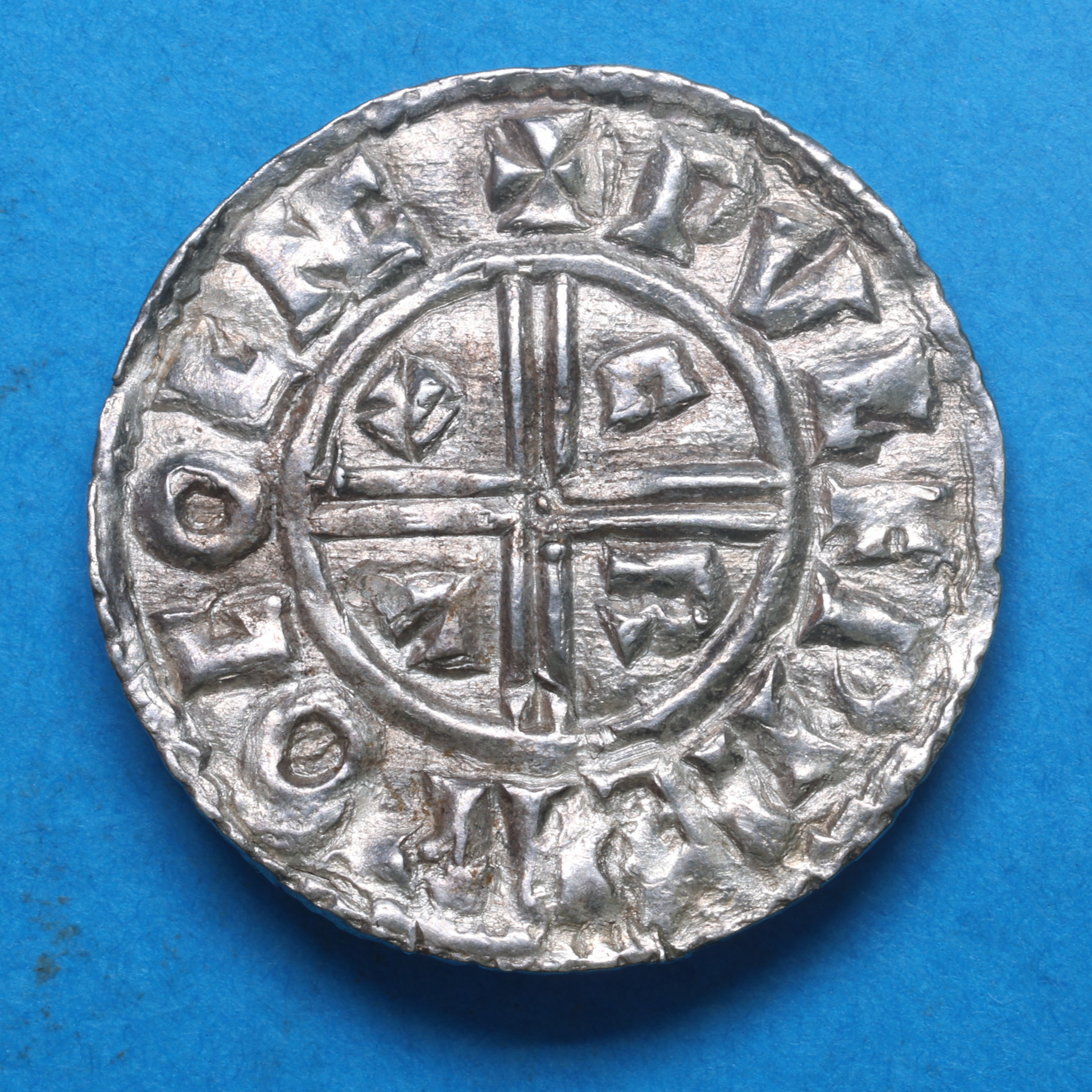 Aethelred II AD 978-1016 Silver Penny Crux Type Colchester - Image 4