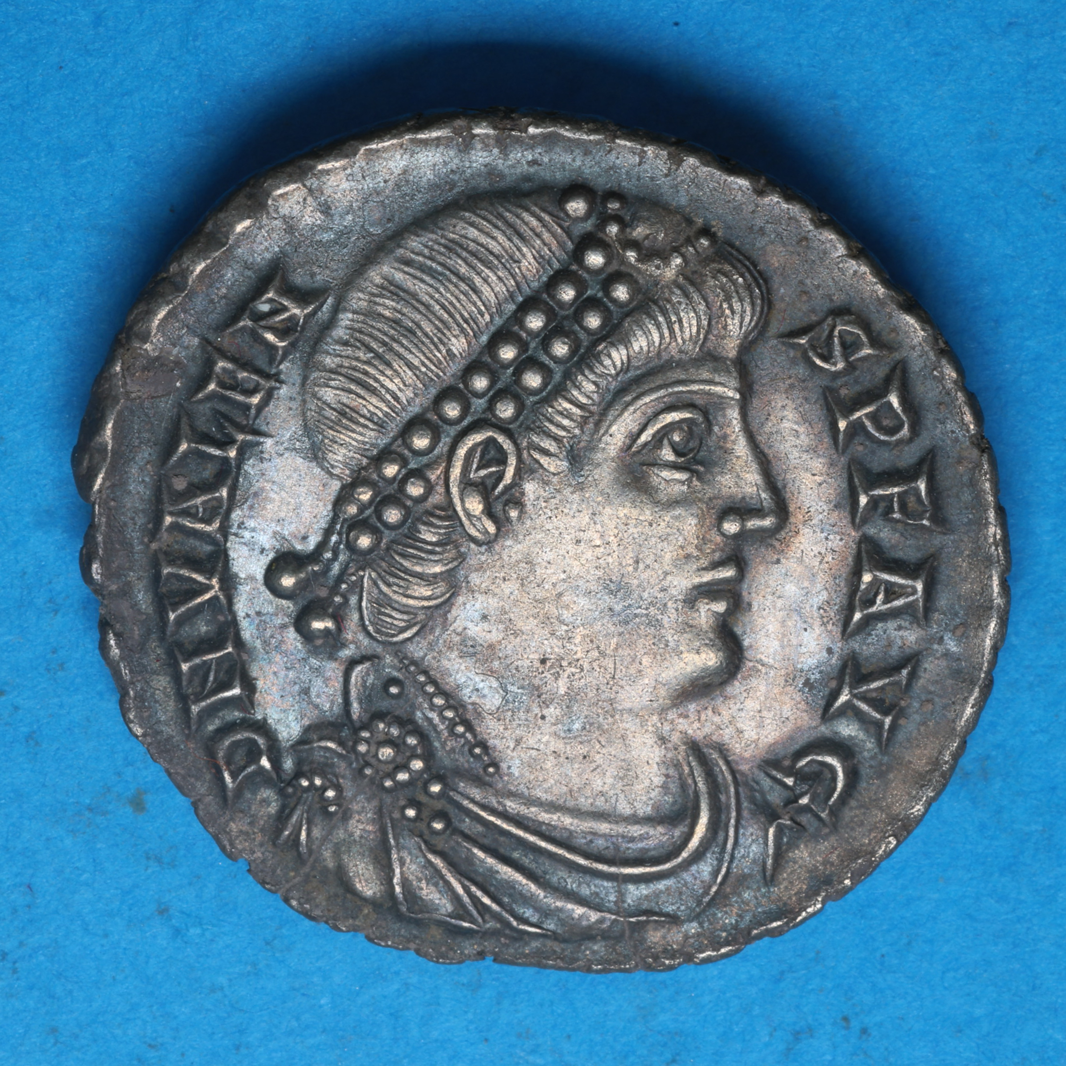 Valens 364-378AD Silver Miliarensis Trier mint *The Vale of Pewsey Hoard* - Image 3