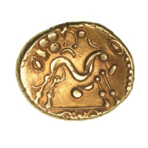 Gallo Belgic Ambiani 1st Century BC Gold Stater