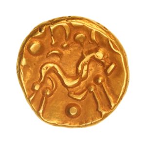 Gallo Belgic Ambiani 1st Century BC Gold Stater