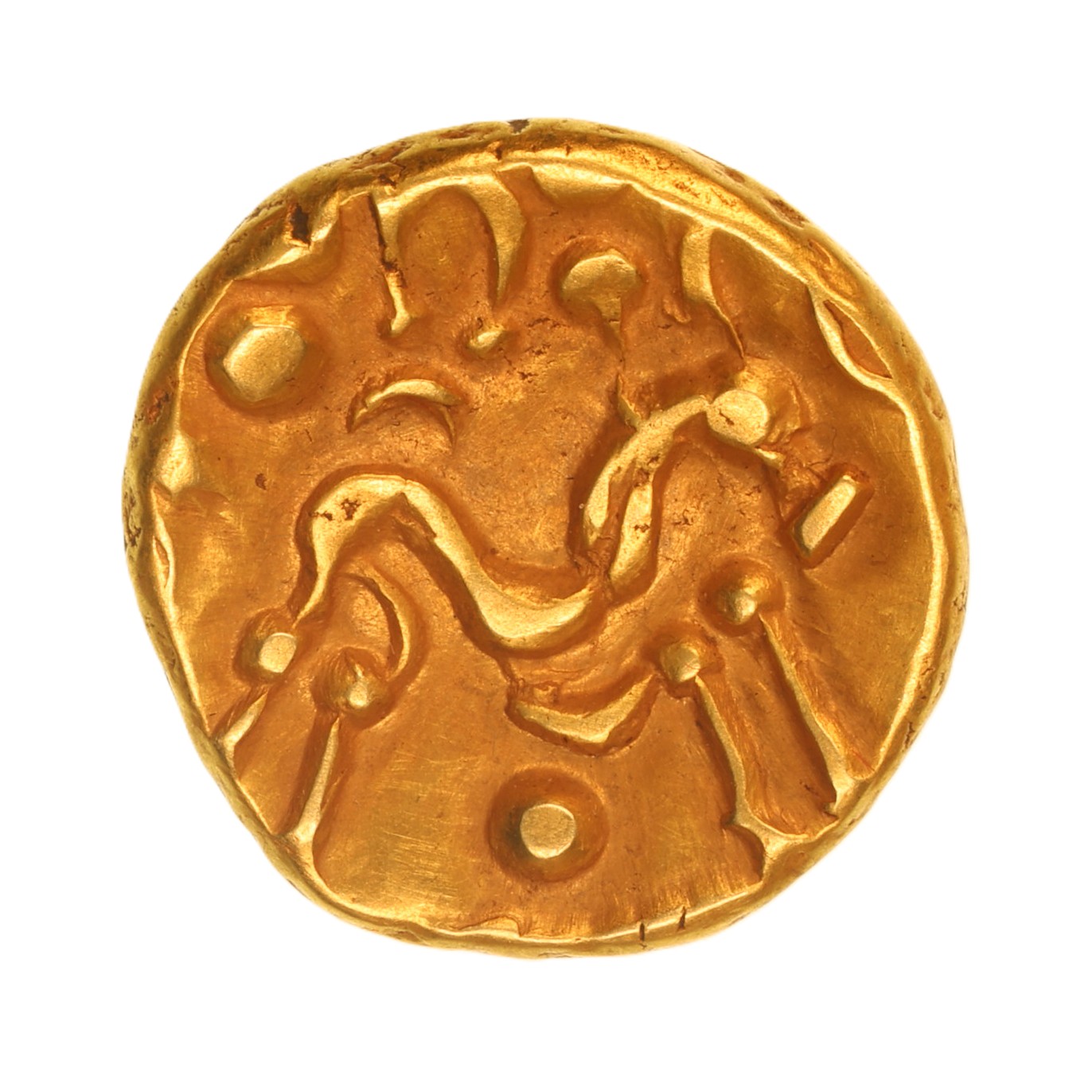 Gallo Belgic Ambiani 1st Century BC Gold Stater