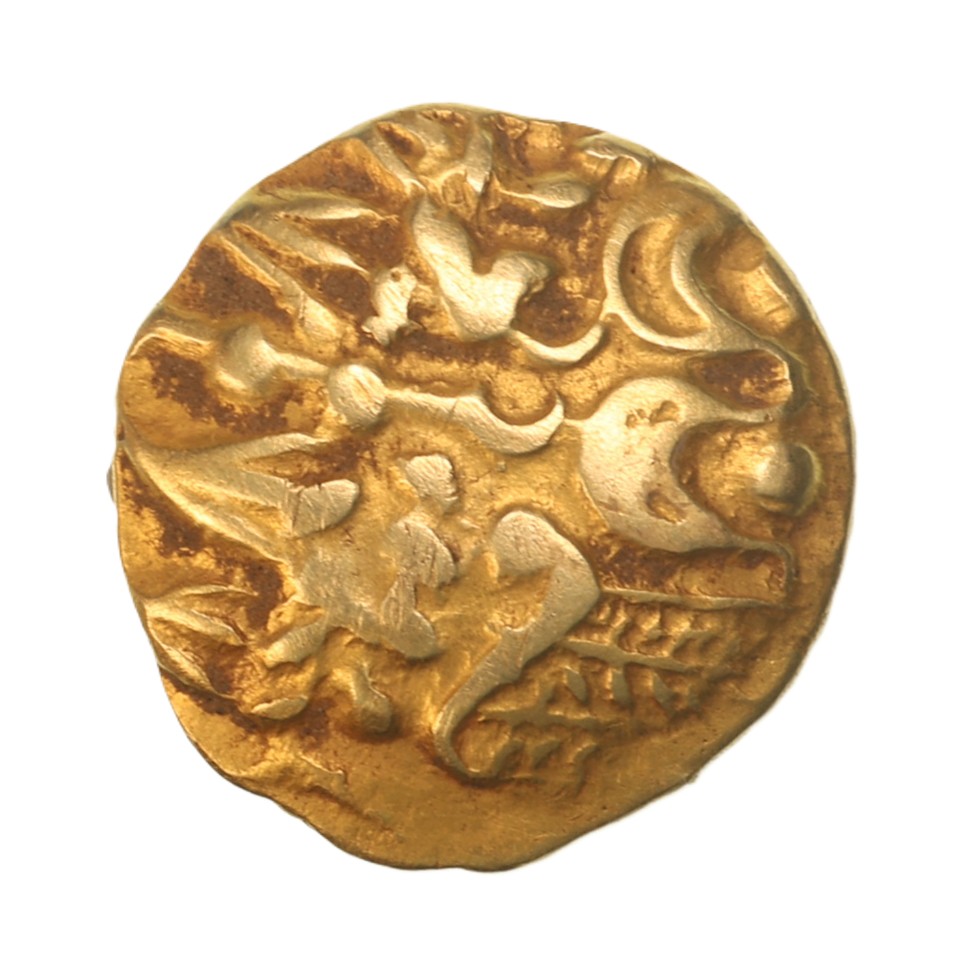 Regini & Atrebates c.60-50 BC Gold Quarter Stater *Very Rare* - Image 2
