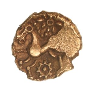 Regini 1st Century BC Gold Quarter Stater Ratham Ringpole *Very Rare*