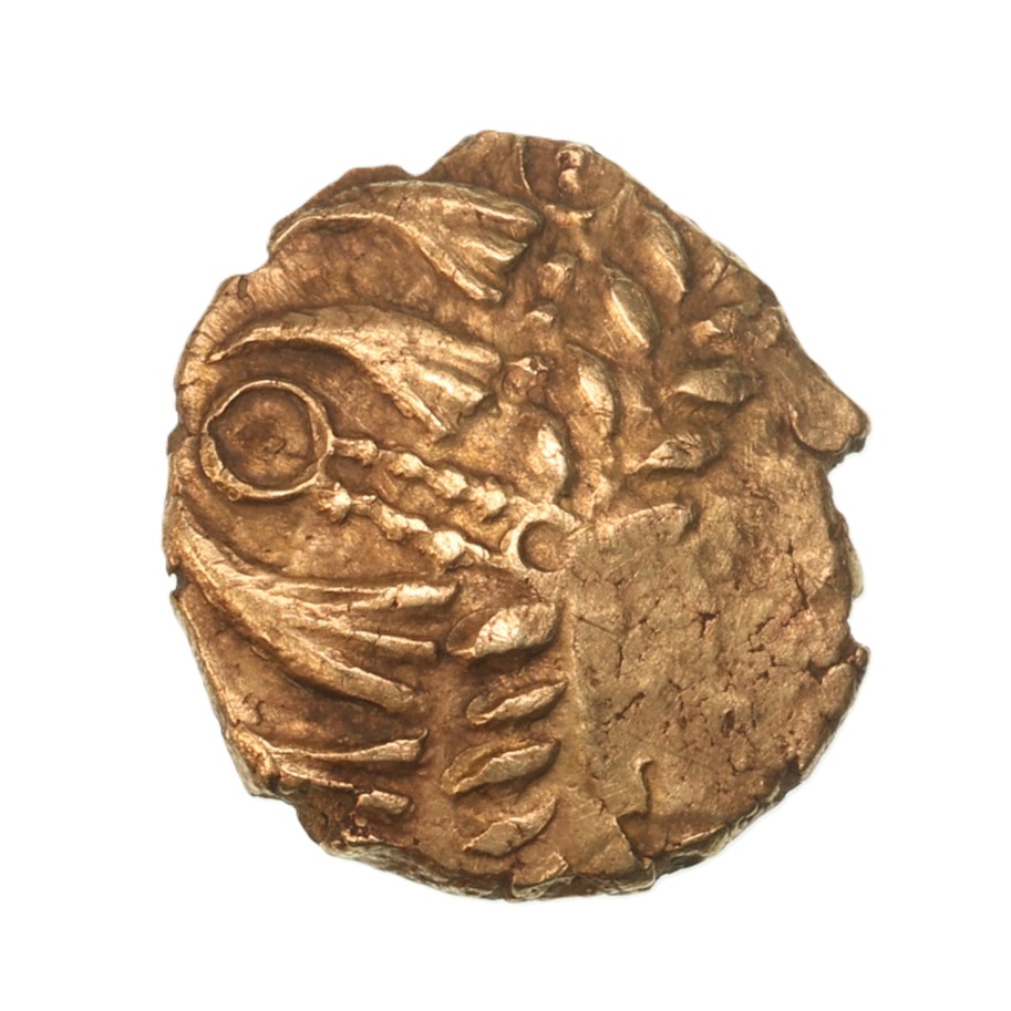 Regini 1st Century BC Gold Quarter Stater Ratham Ringpole *Very Rare* - Image 2