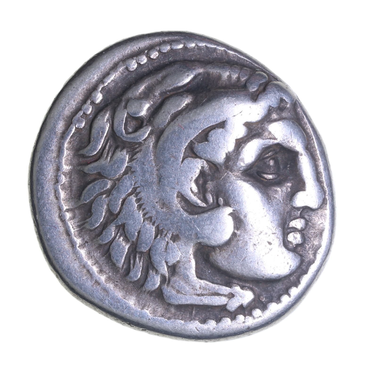 Macedon Alexander III The Great 336-323 BC Posthumous Issue Silver Drachm