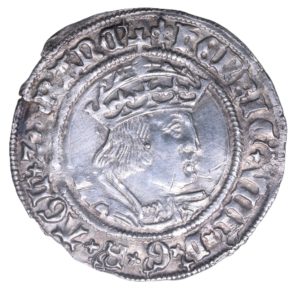 Henry VIII AD 1509-1547 Silver Groat 2nd Issue Laker bust D