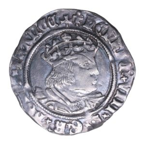 Henry VIII AD 1509-1547 Silver Groat 2nd Issue Laker bust D
