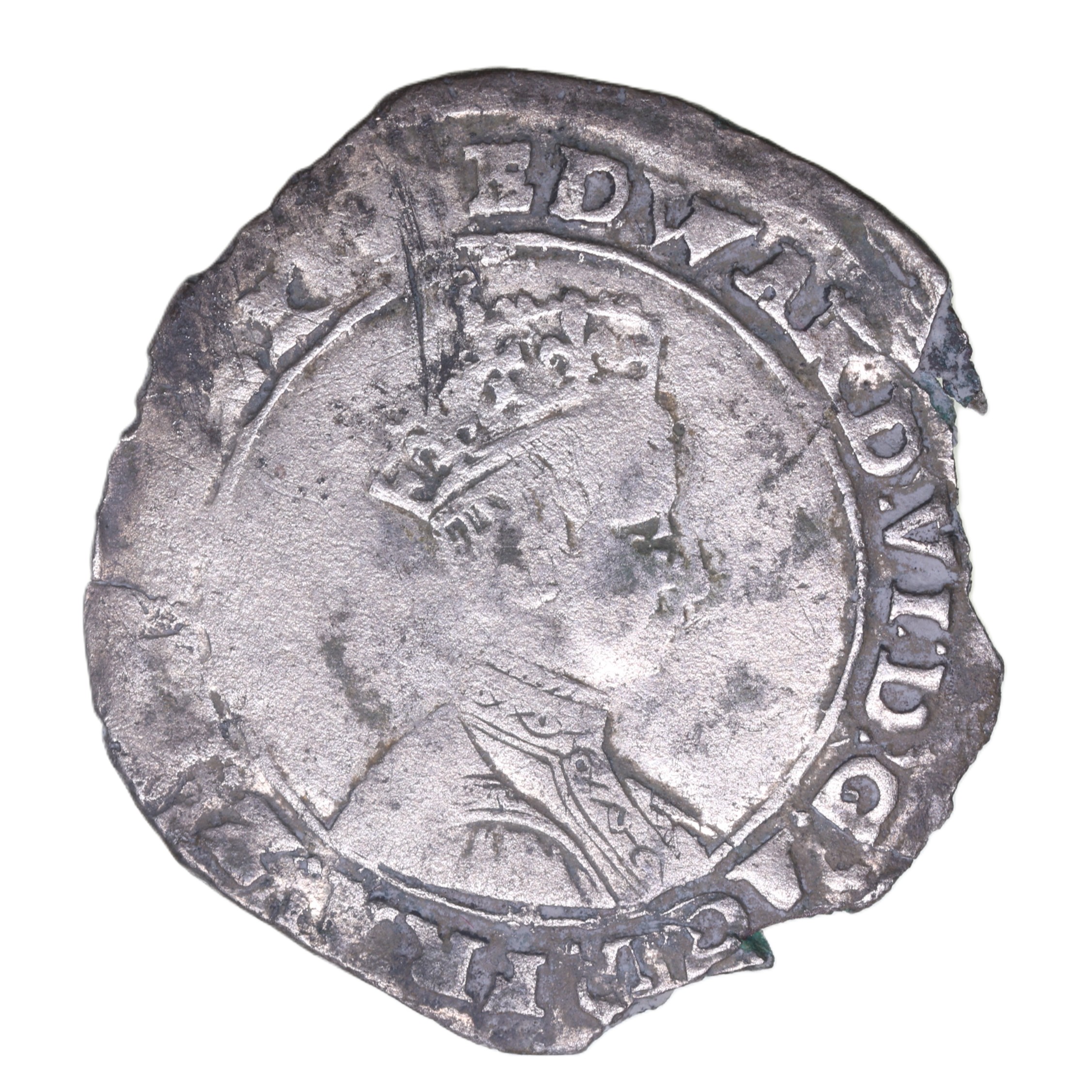 Edward VI AD 1547-1553 Silver Shilling Second Period