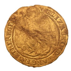 Elizabeth I AD 1558-1603 Gold Angel 5th issue