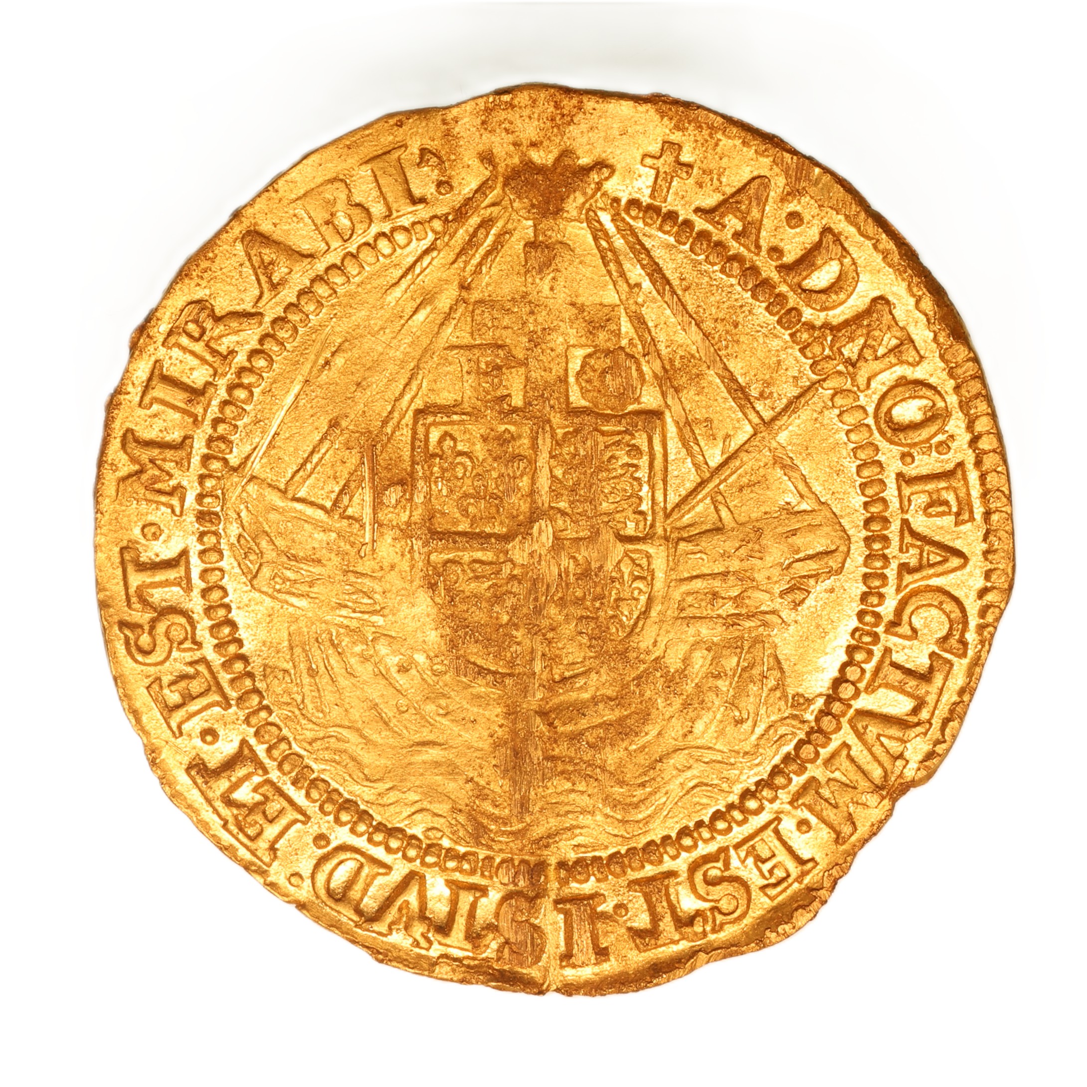 Elizabeth I AD 1558-1603 Gold Angel 5th issue - Image 2