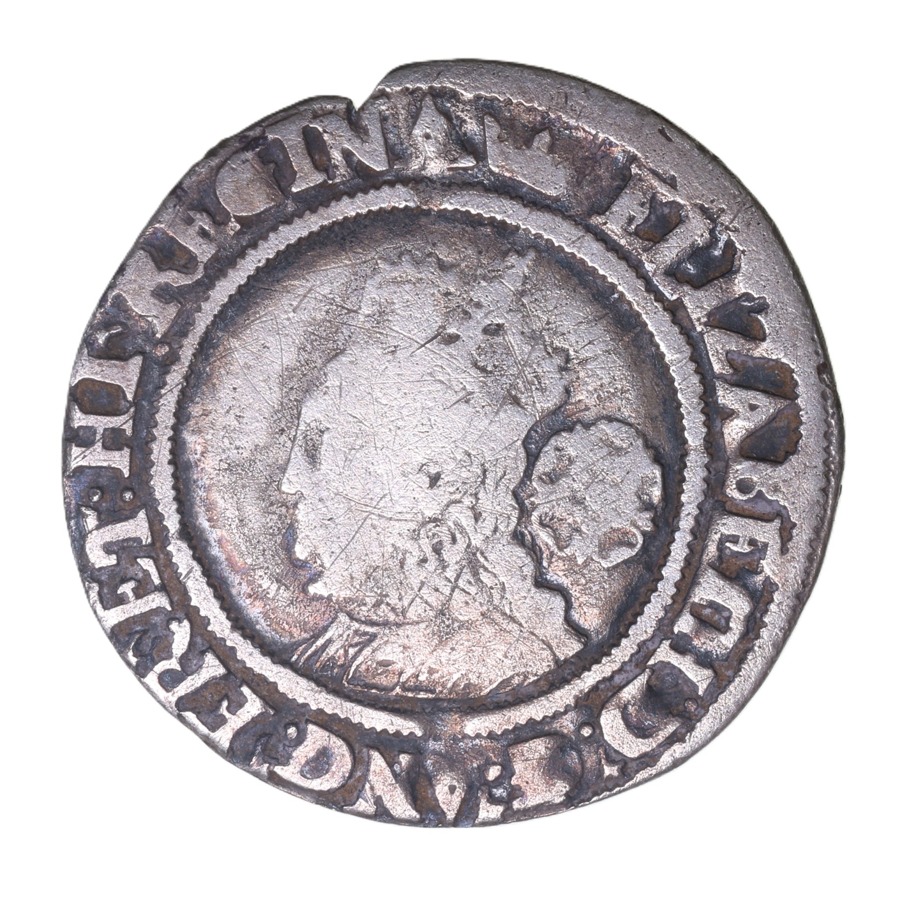 Elizabeth I AD 1558-1603 Silver Sixpence 3rd/4th issue AD 1569