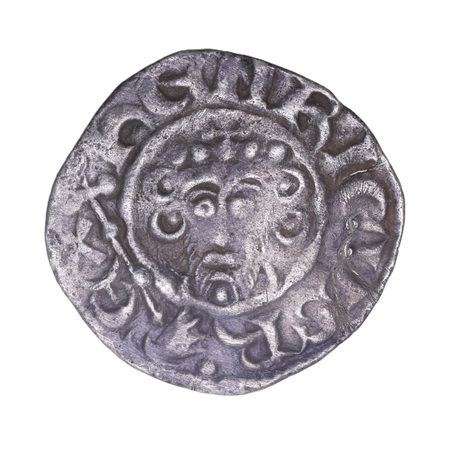 John AD 1199-1216 Silver Short Cross Penny Class 5b
