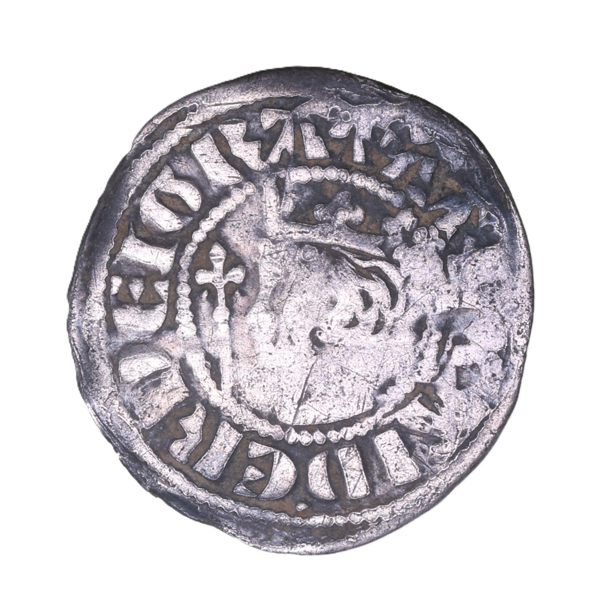 Scotland Alexander III AD 1249-1286 Silver Halfpenny Edinburgh