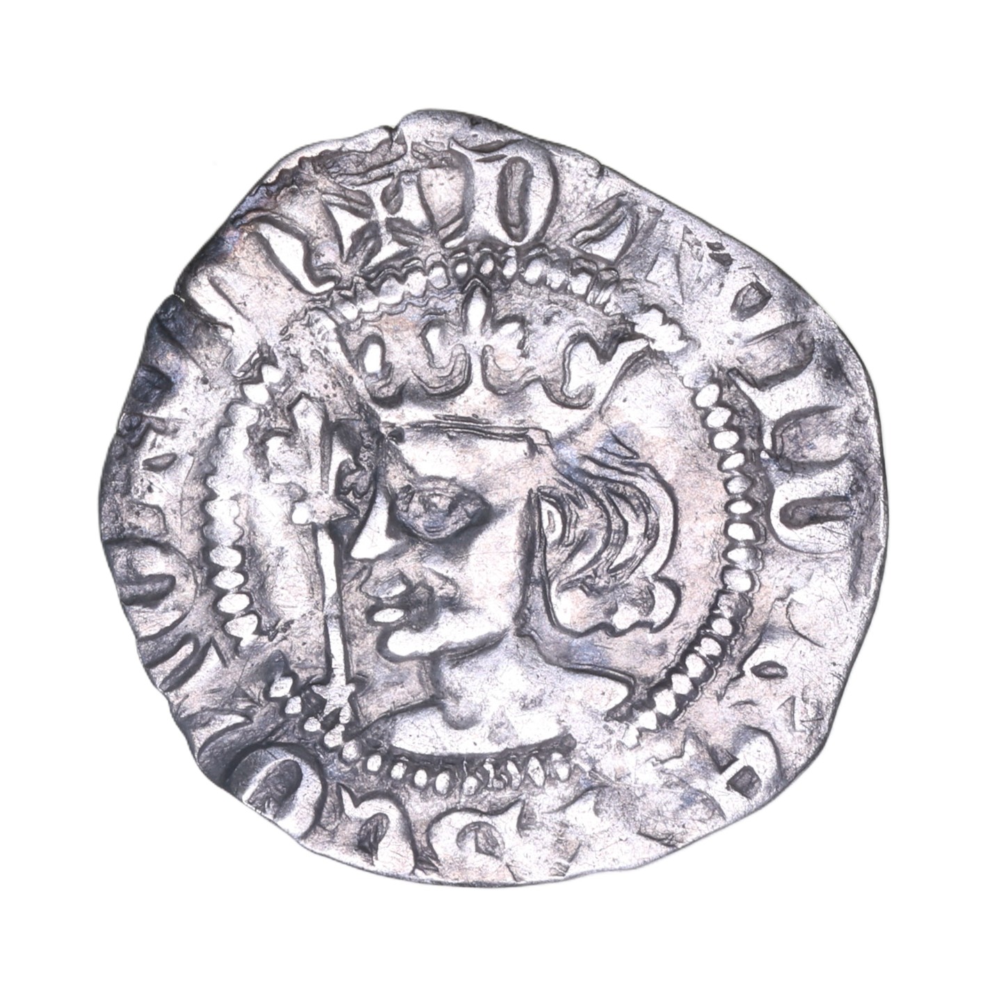 Scotland David II AD 1329-1371 Silver Penny 3rd Issue Edinburgh