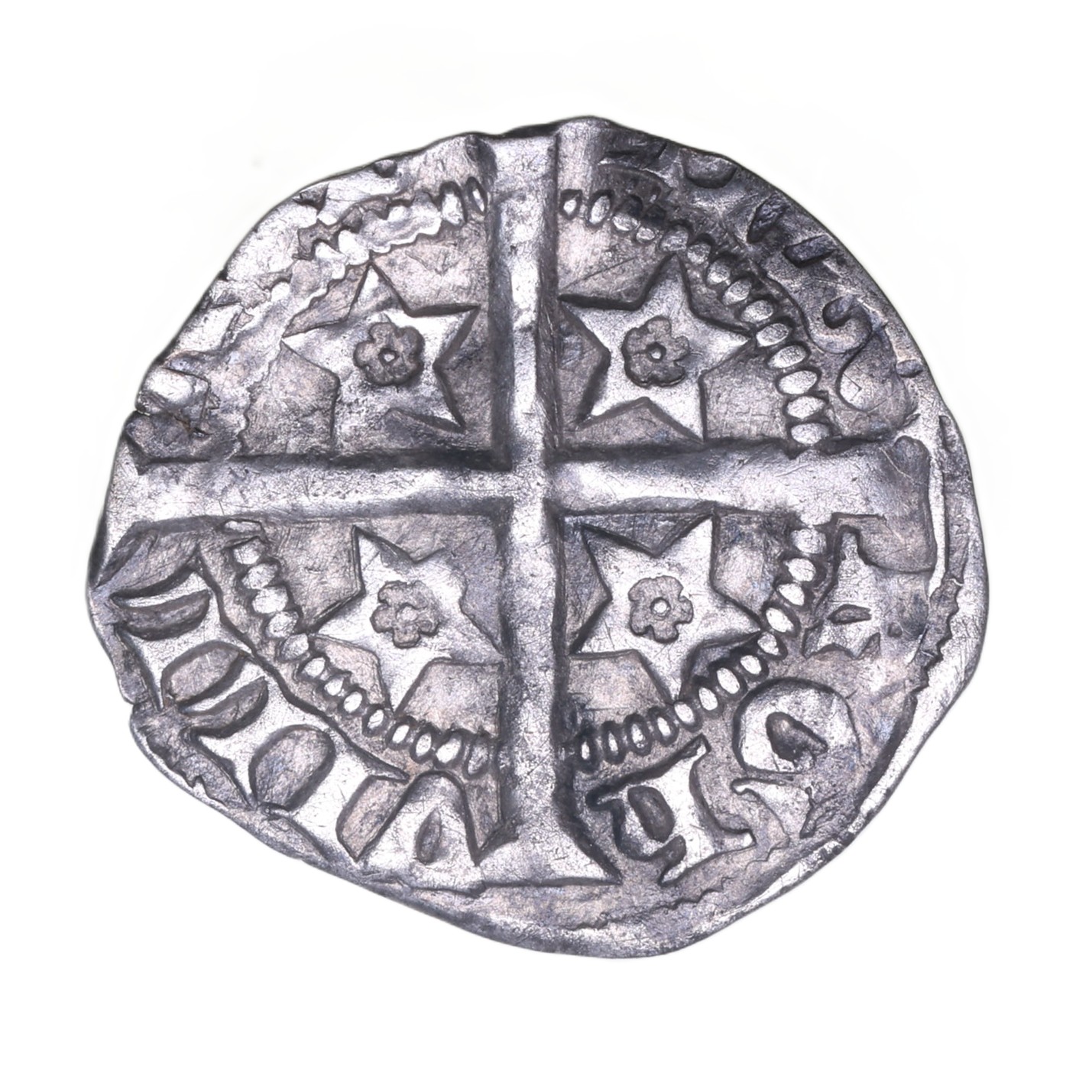 Scotland David II AD 1329-1371 Silver Penny 3rd Issue Edinburgh - Image 2