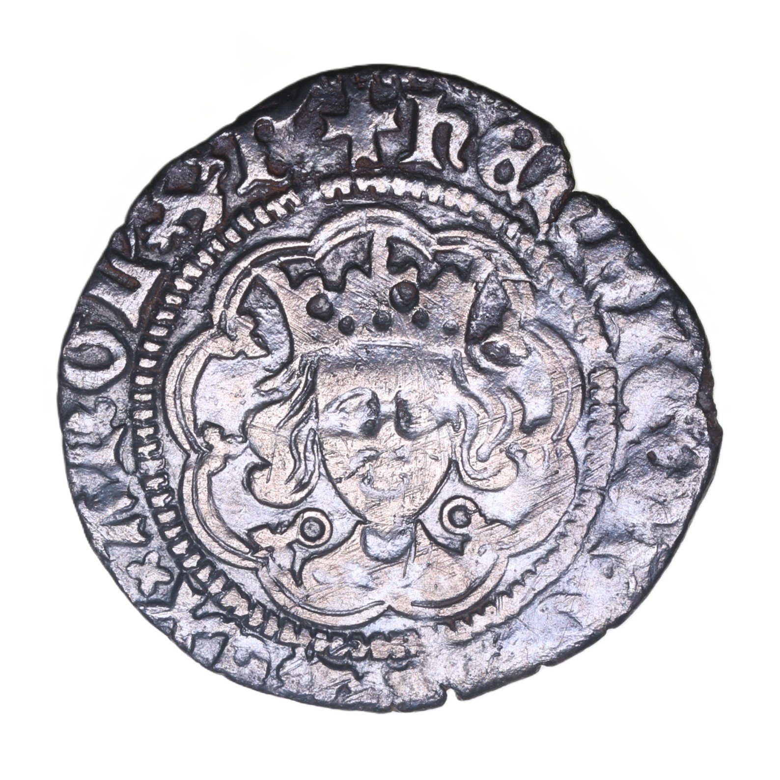 Henry VI AD 1422-1461 Silver Halfgroat Calais