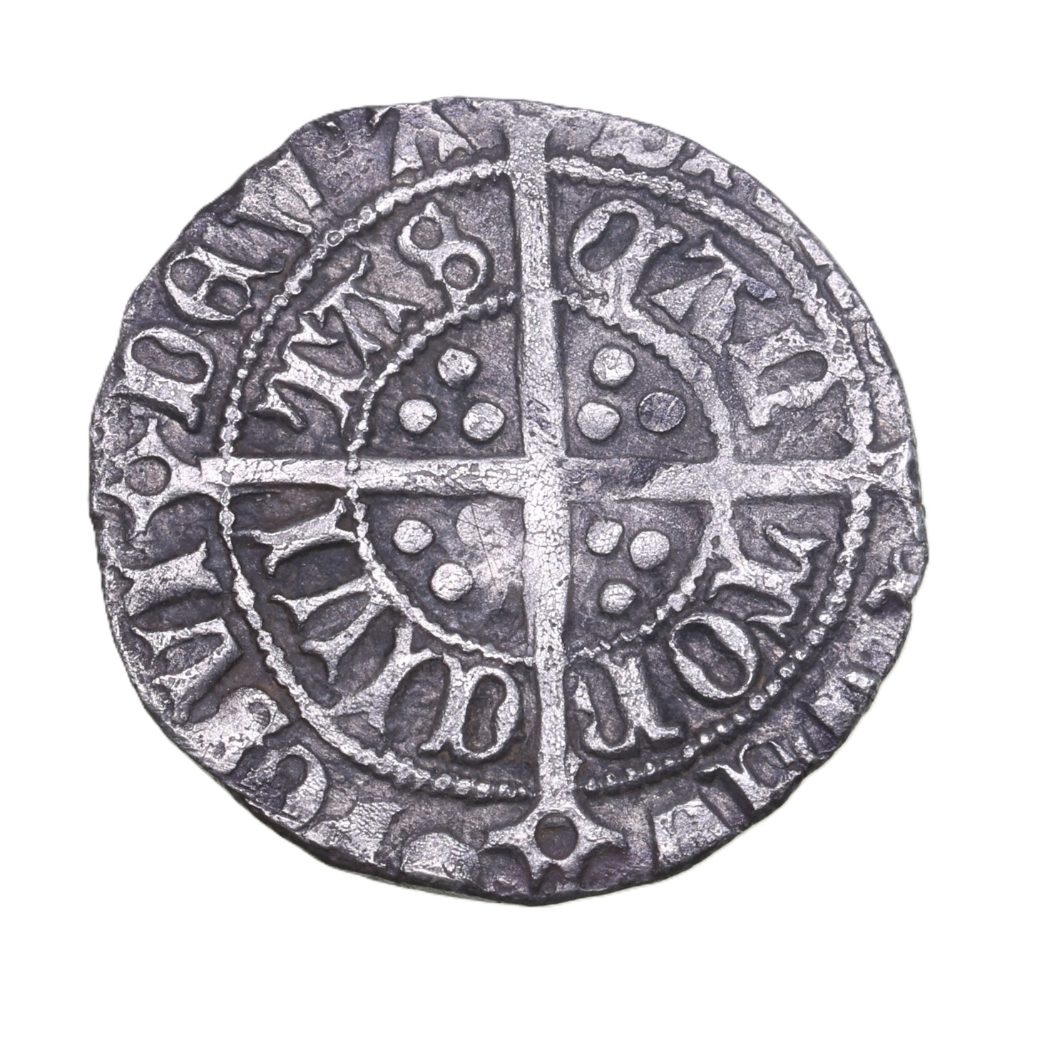 Henry VII AD 1485-1509 Silver Halfgroat Canterbury - Image 2