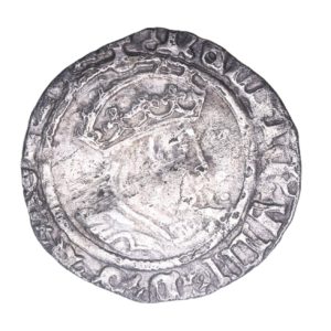 Henry VIII AD 1509-1547 Silver Halfgroat 2nd Issue York