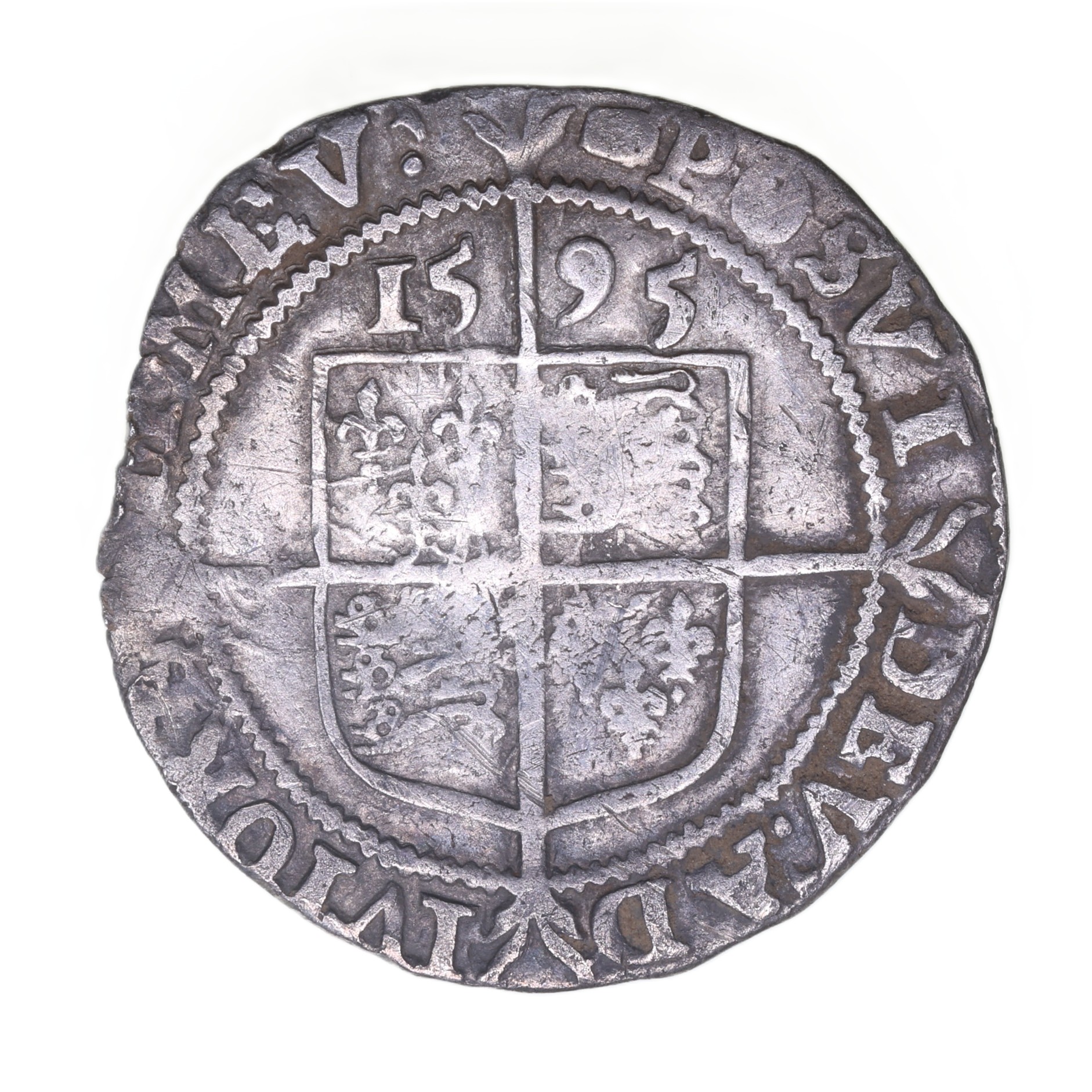 Elizabeth I AD 1558-1603 Silver Sixpence 6th Issue - Image 2