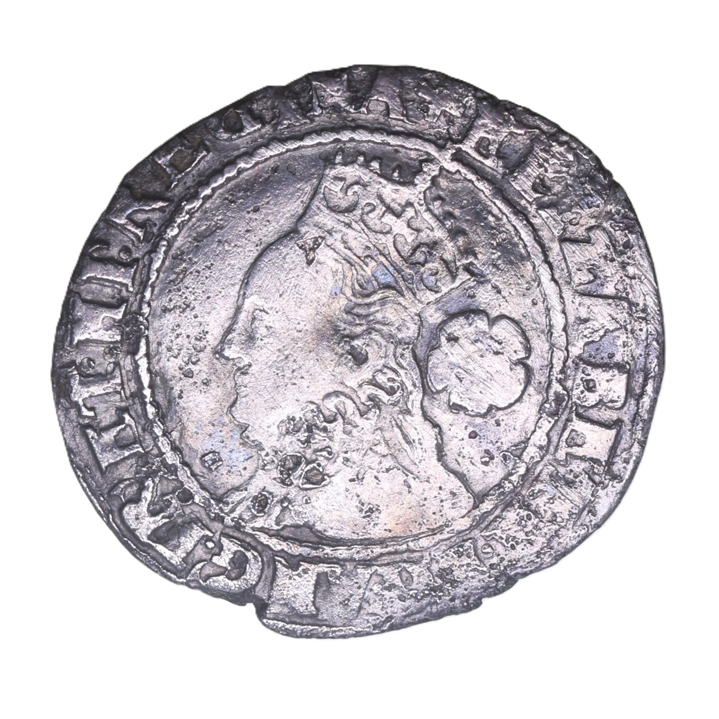 Elizabeth I AD 1558-1603 Silver Threepence 5th Issue