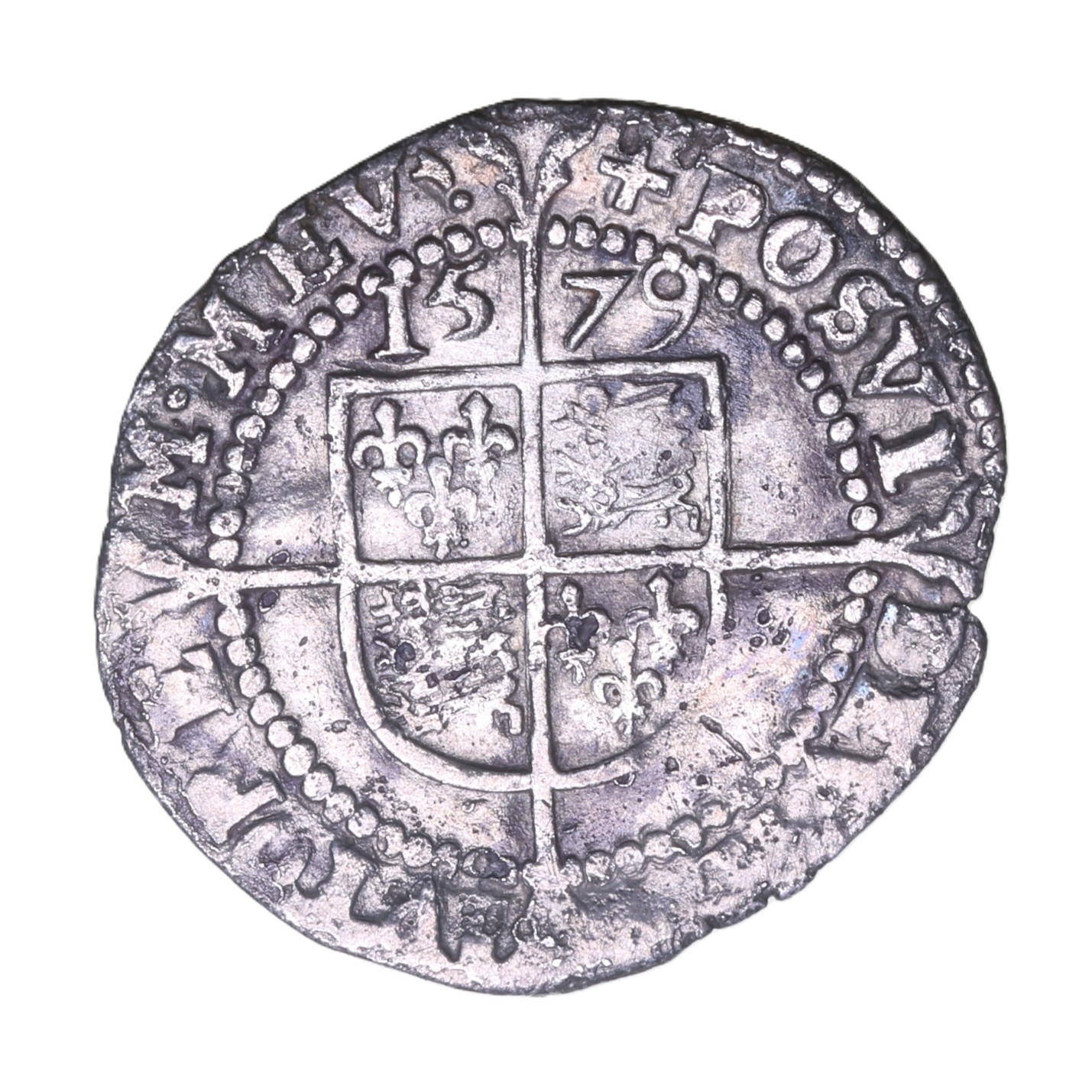 Elizabeth I AD 1558-1603 Silver Threepence 5th Issue - Image 2