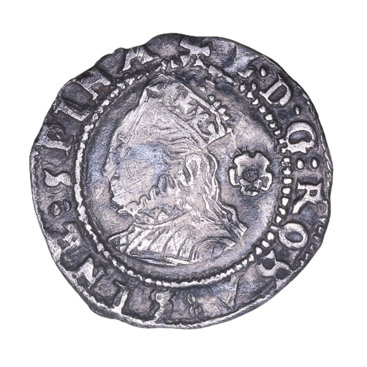 Elizabeth I AD 1558-1603 Silver Threehalfpence 3rd/4th Issue
