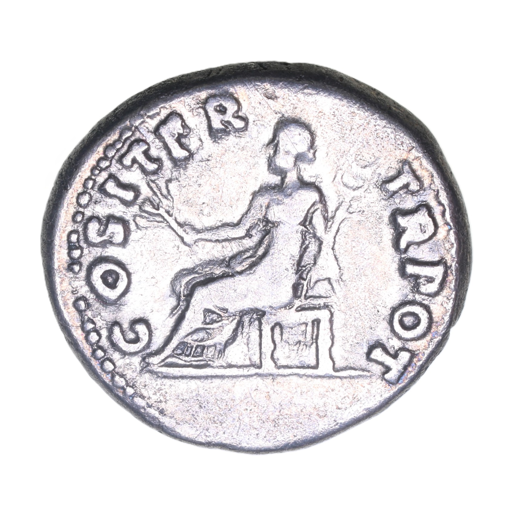 Vespasian AD 69-79 Silver Denarius - Image 2