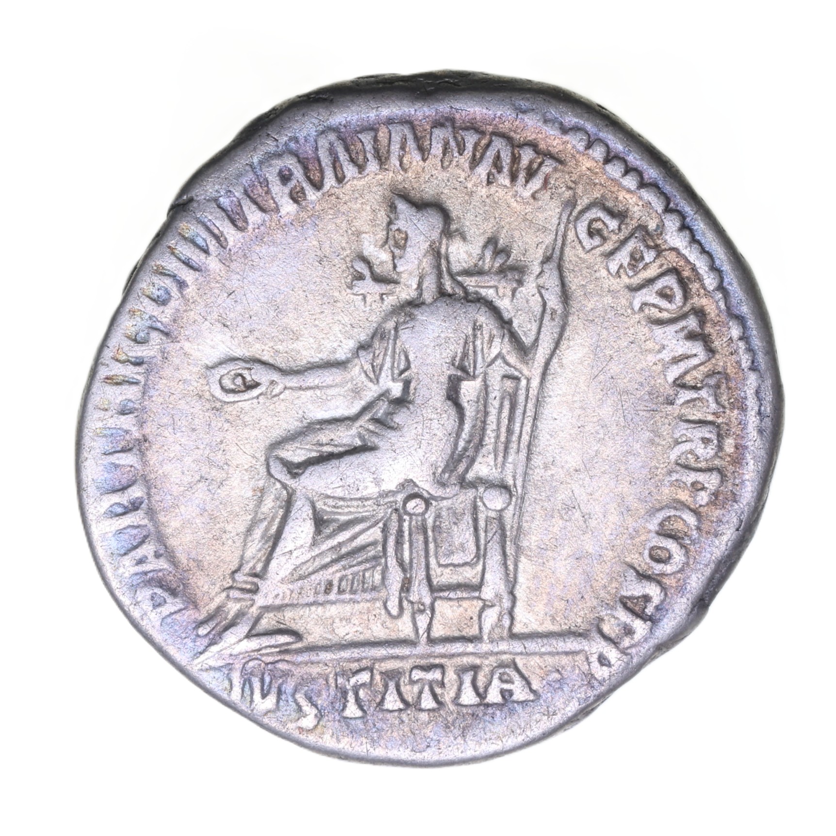 Hadrian AD 117-138 Silver Denarius - Image 2